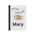 Personalized 'My One True Love' Passport Cover — Custom Name Wedding Rings Travel Gift