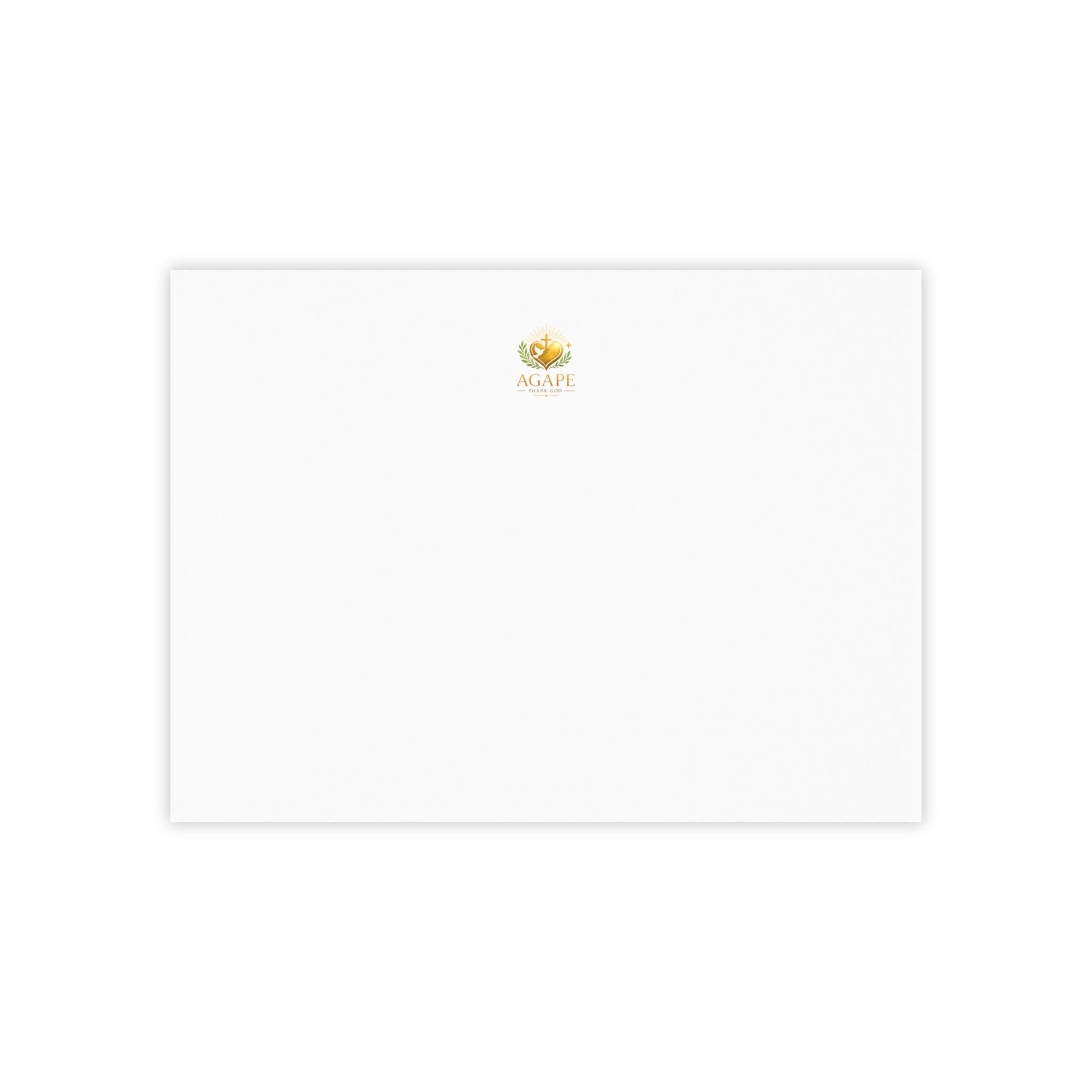 Minimal Agape Post-it Note Pad — Small Logo Sticky Notes for Office & Home