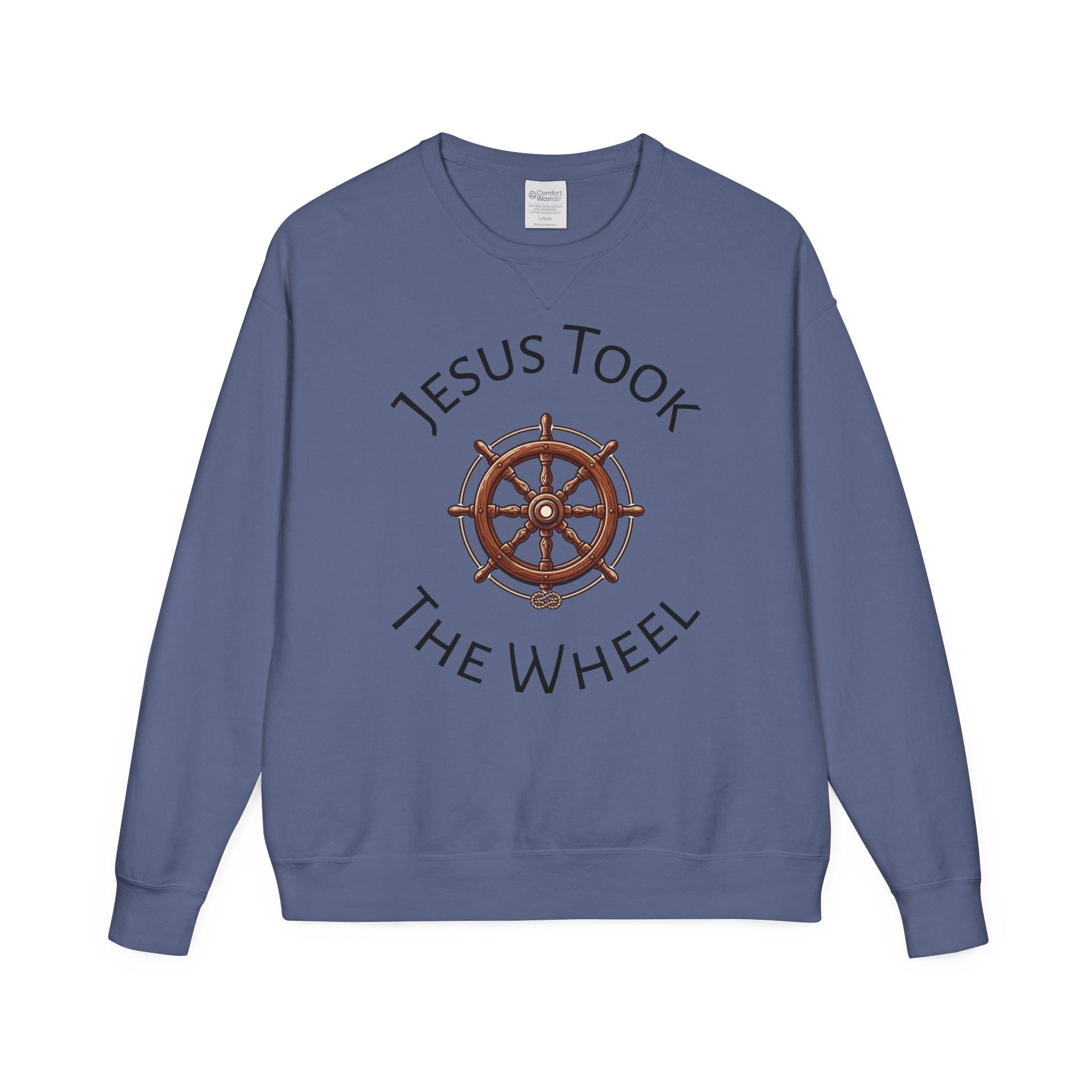 Jesus Took The Wheel Crewneck Sweatshirt