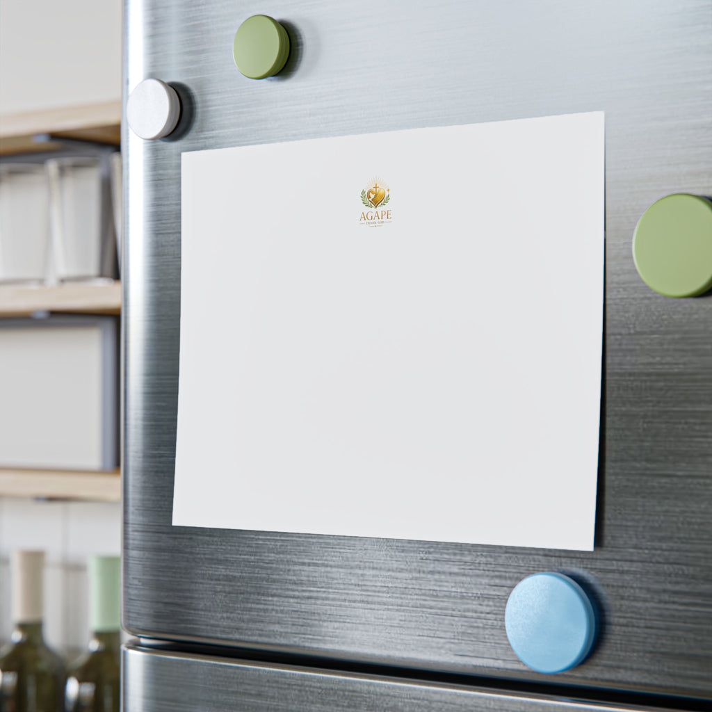 Minimal Agape Post-it Note Pad — Small Logo Sticky Notes for Office & Home