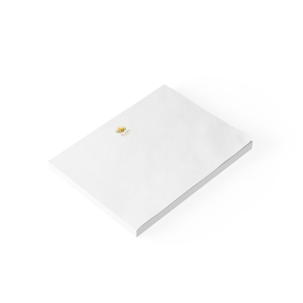 Minimal Agape Post-it Note Pad — Small Logo Sticky Notes for Office & Home