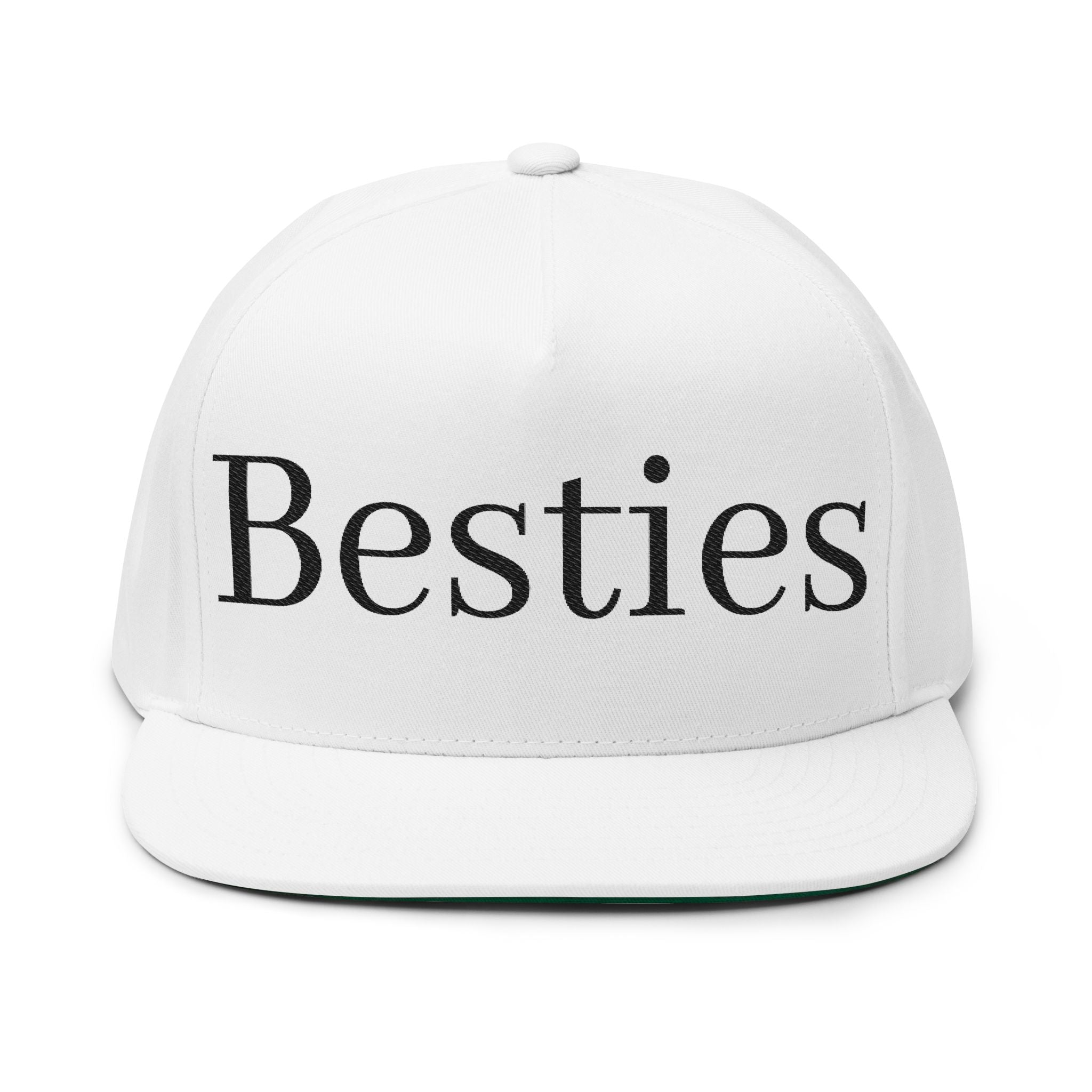 Flat Bill Cap (Embroidery) Besties