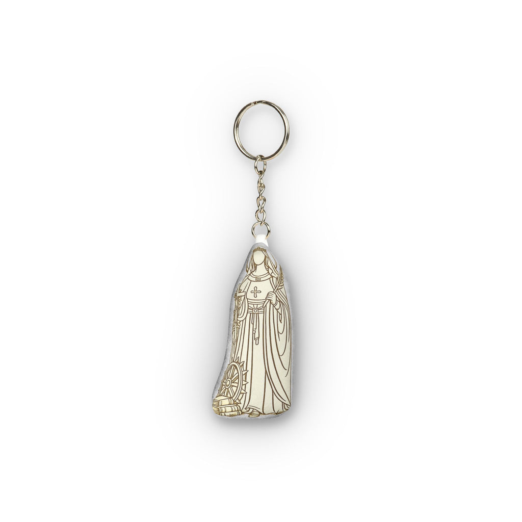 St. Catherine Mini Plush Keychain –