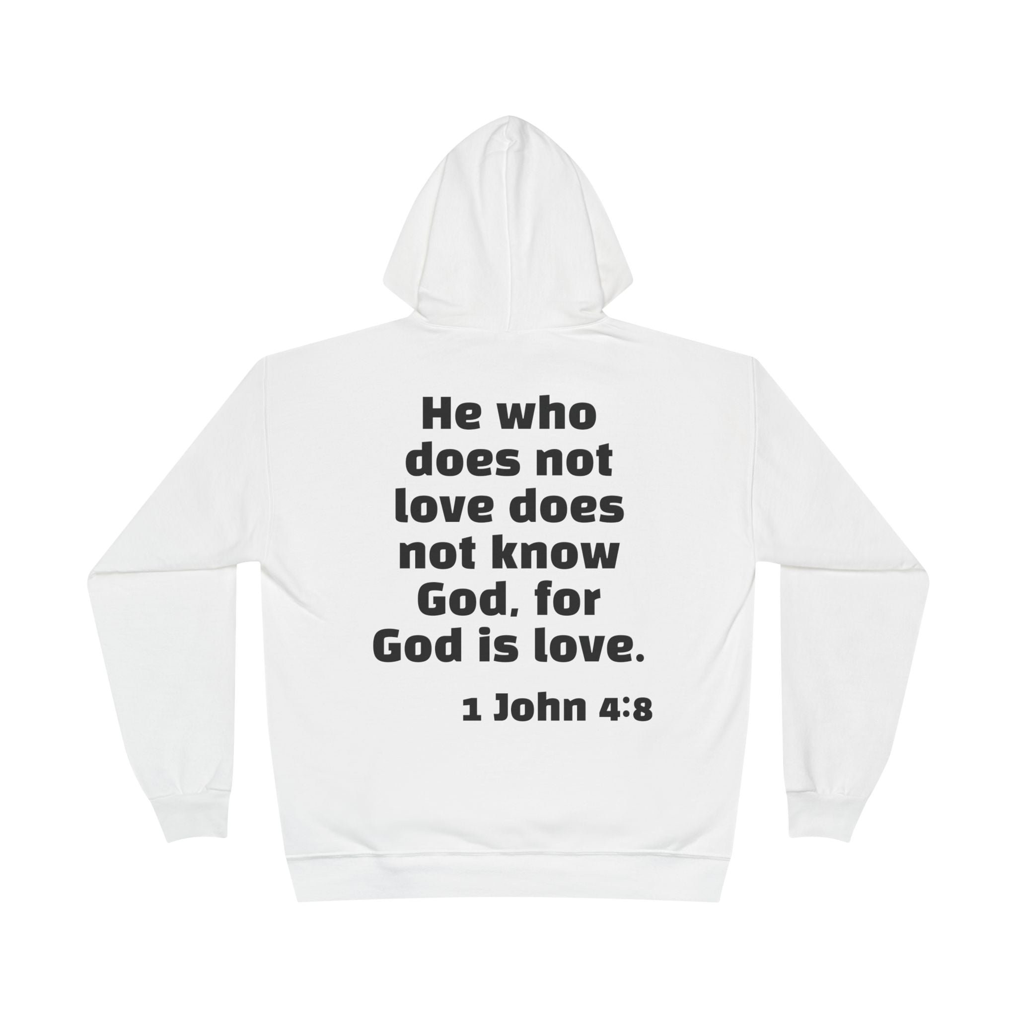 God Is Love Hoodie — 1 John 4:8 Christian Pullover
