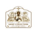 Saints Collection Kiss-Cut Sticker — St. Katherine, St. Moses & Prince Theodore