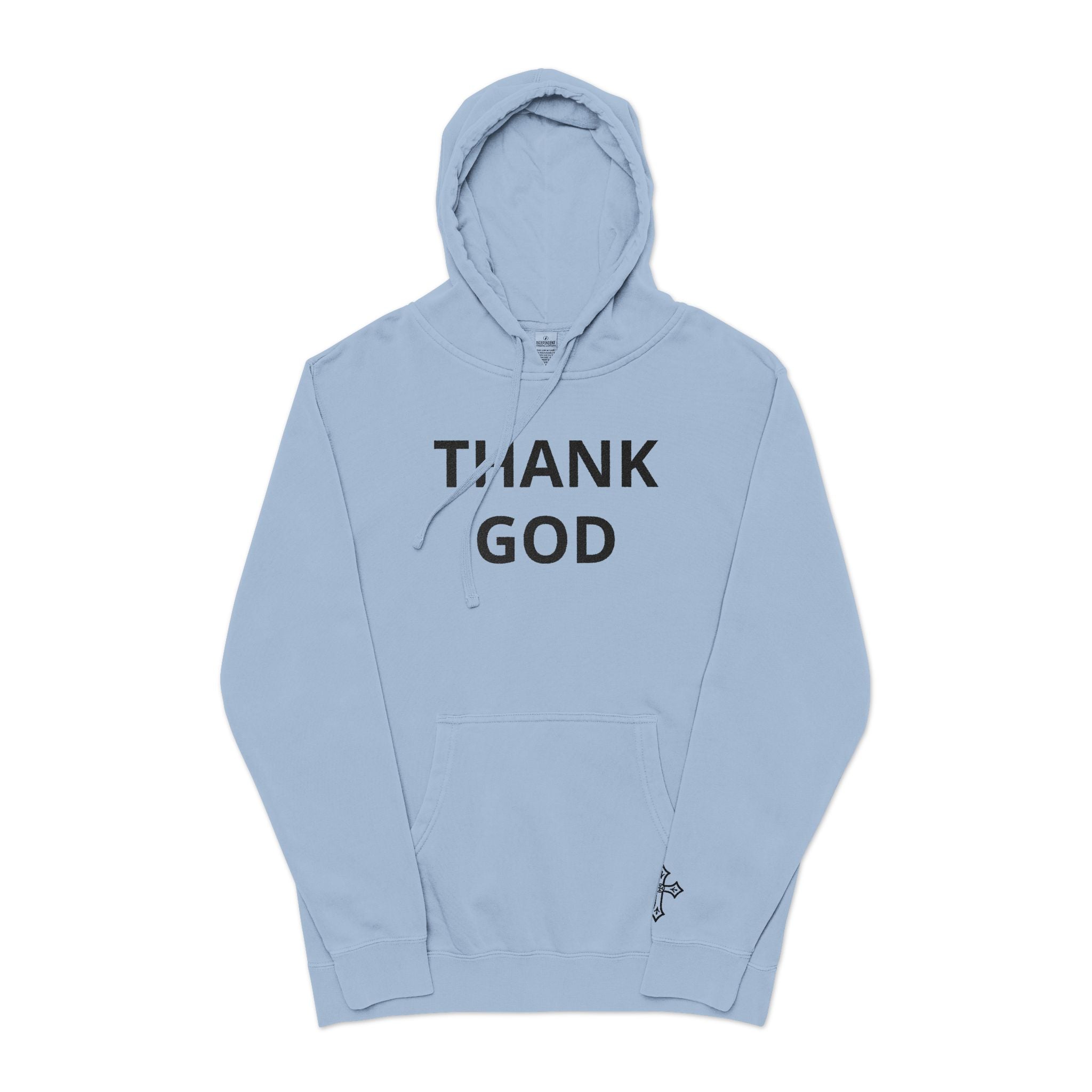 Thank God Pigment-Dyed Hoodie
