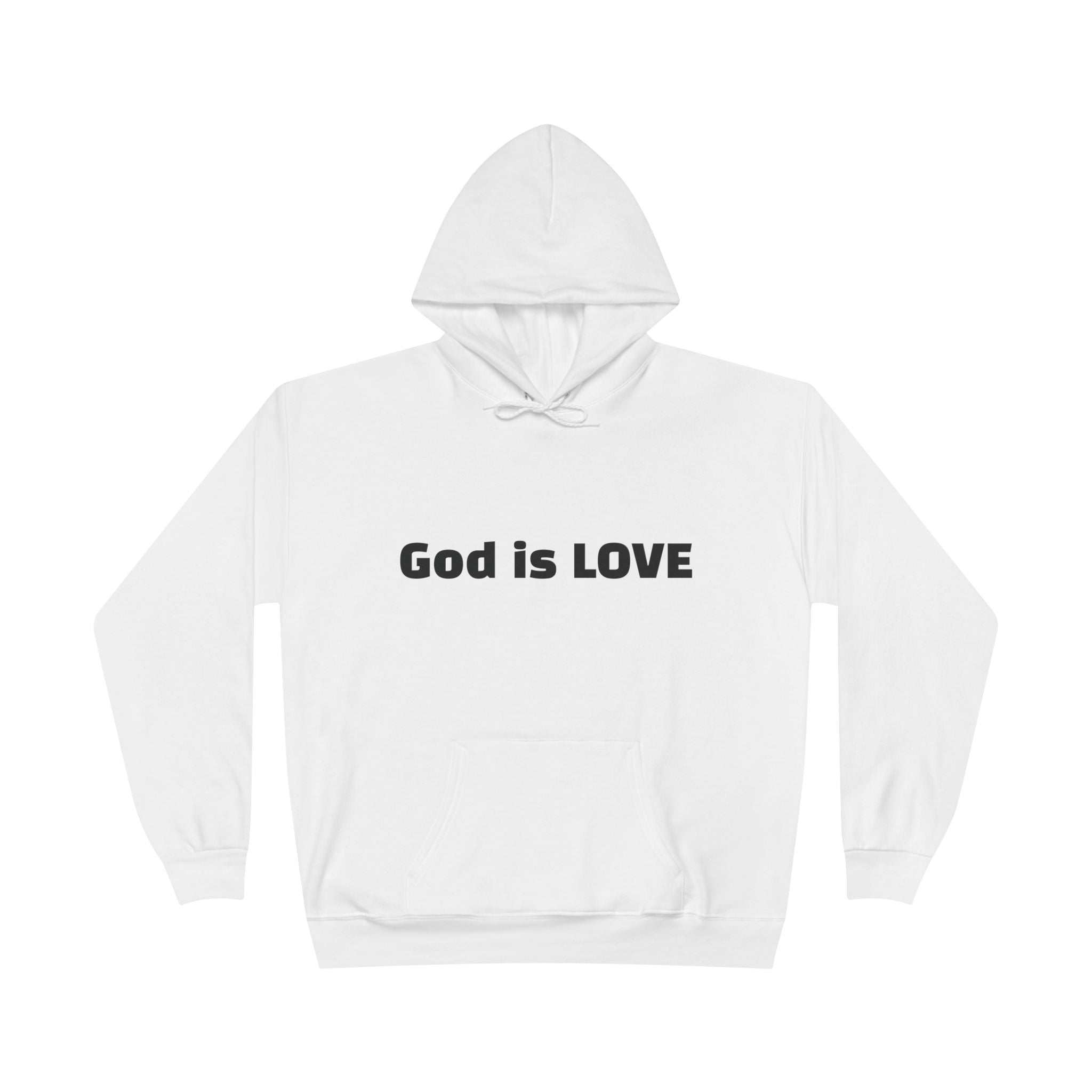 God Is Love Hoodie — 1 John 4:8 Christian Pullover