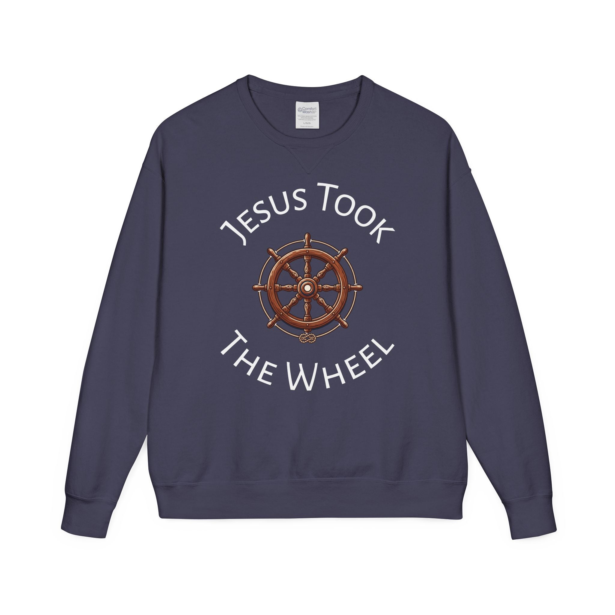 Jesus Took The Wheel Crewneck Sweatshirt