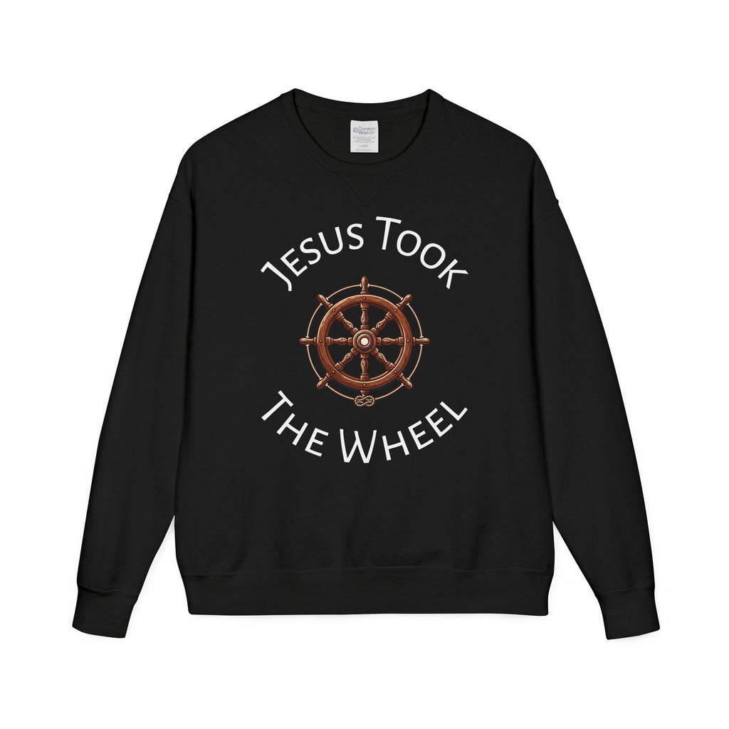 Jesus Took The Wheel Crewneck Sweatshirt