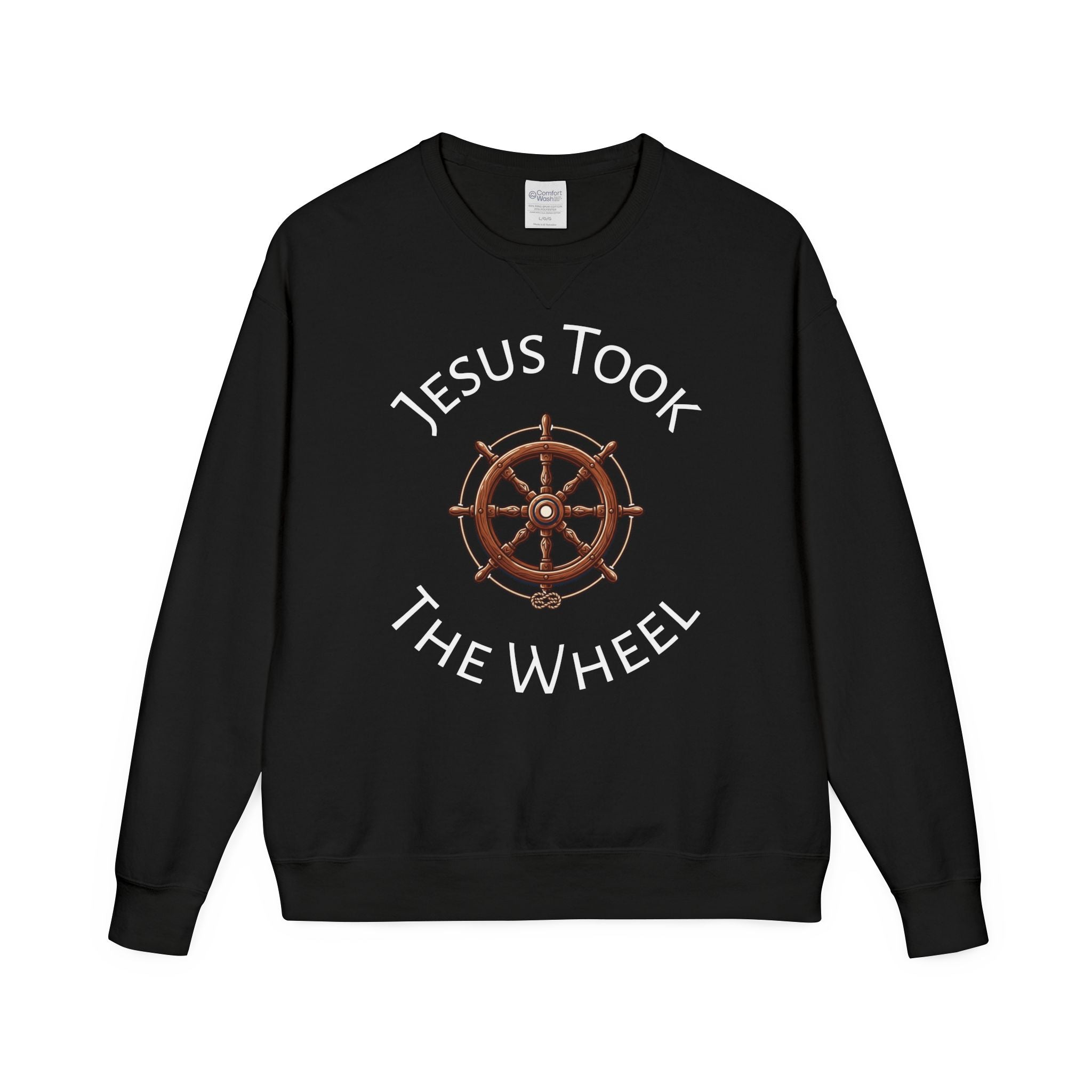 Jesus Took The Wheel Crewneck Sweatshirt