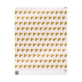 Gold Heart Pattern Wrapping Paper – Desert Fathers Wrapping paper