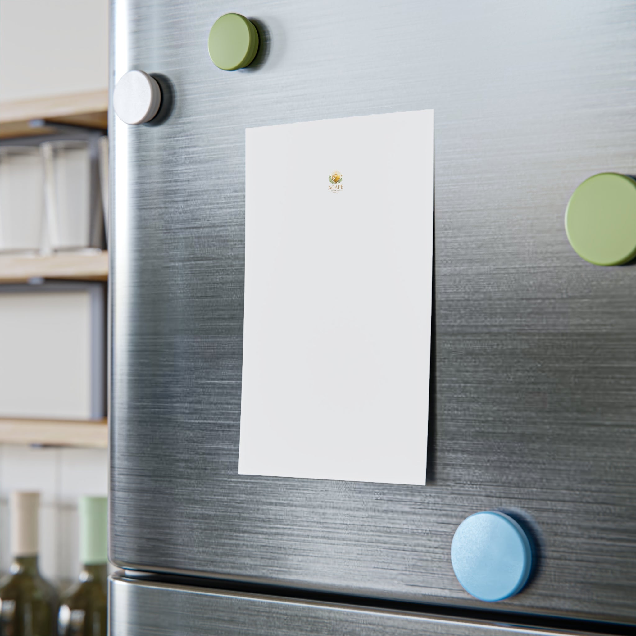 Minimal Agape Post-it Note Pad — Small Logo Sticky Notes for Office & Home