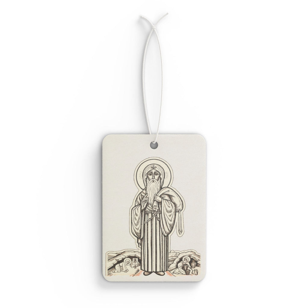 Saint Moses Car Air Freshener — Orthodox Religious Hanging Scent