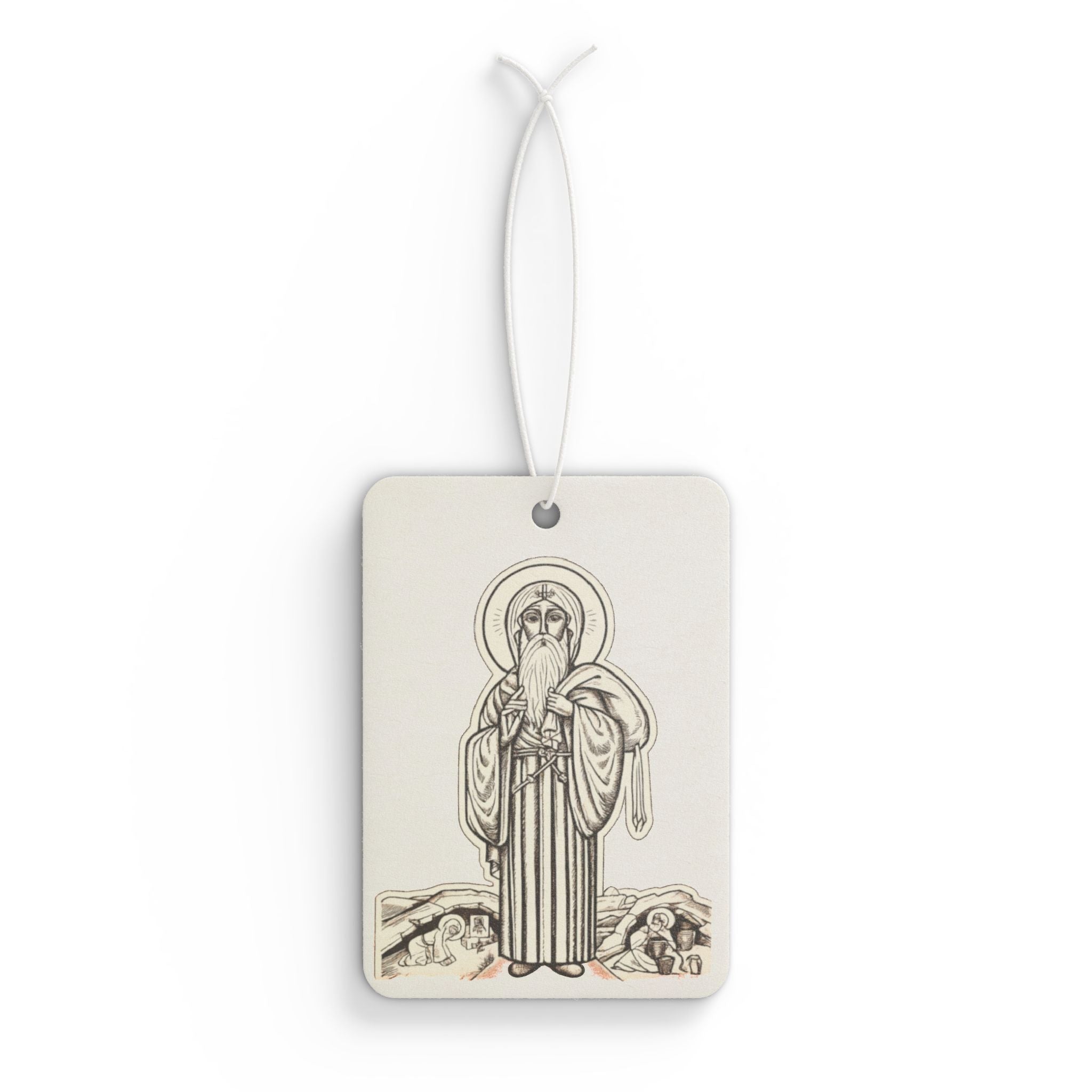Saint Moses Car Air Freshener — Orthodox Religious Hanging Scent