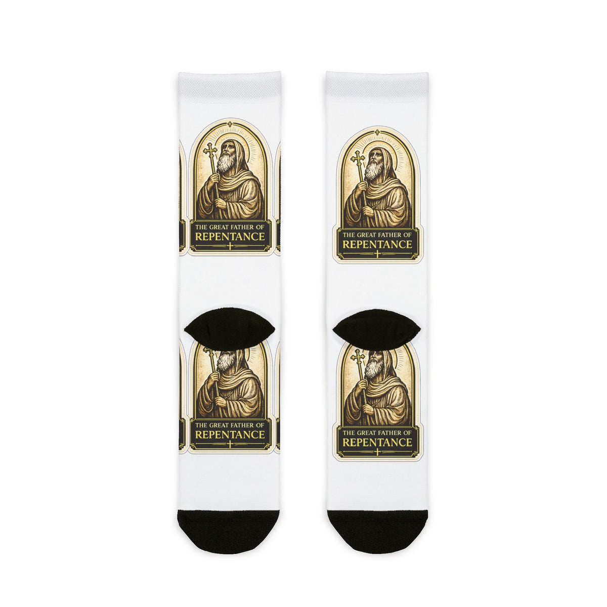 Custom Sticker  Crew Socks- Personalized