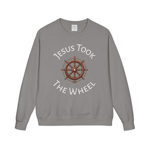 Jesus Took The Wheel Crewneck Sweatshirt