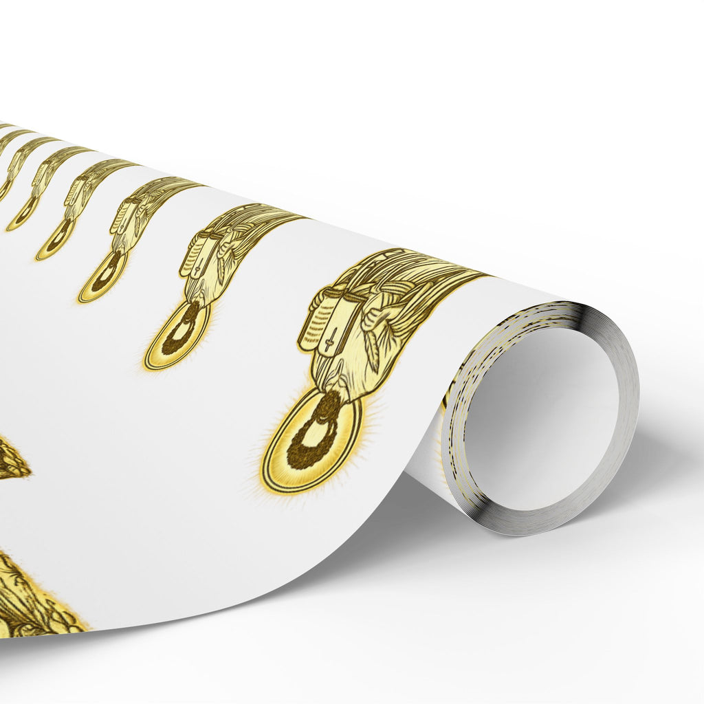 Gold Saint mark Wrapping Paper Roll —  Gift Wrap