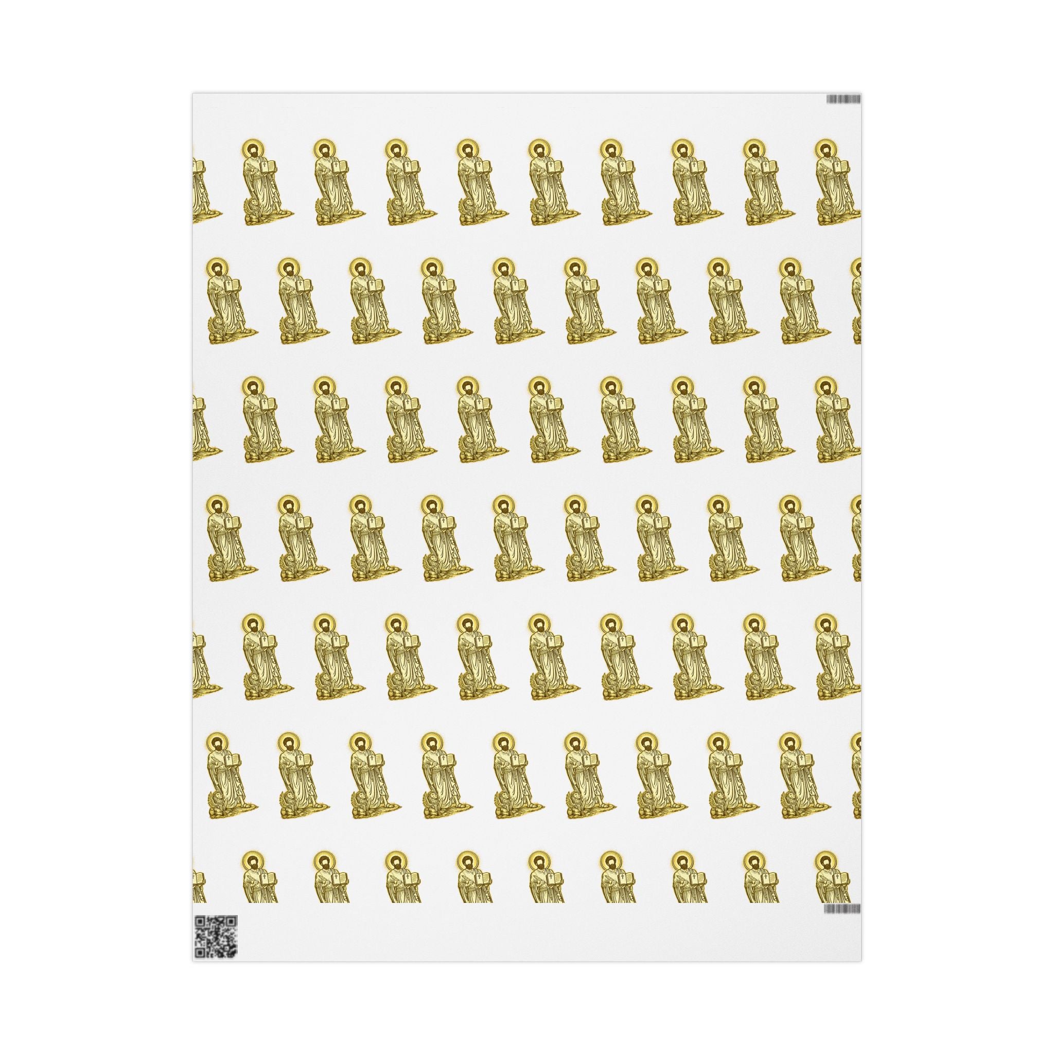 Gold Saint mark Wrapping Paper Roll —  Gift Wrap