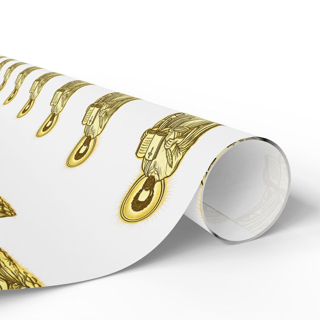 Gold Saint mark Wrapping Paper Roll —  Gift Wrap