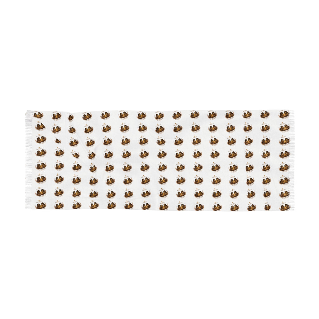 Light Scarf – Cute Repeating besties  Pattern Lightweight Scarf