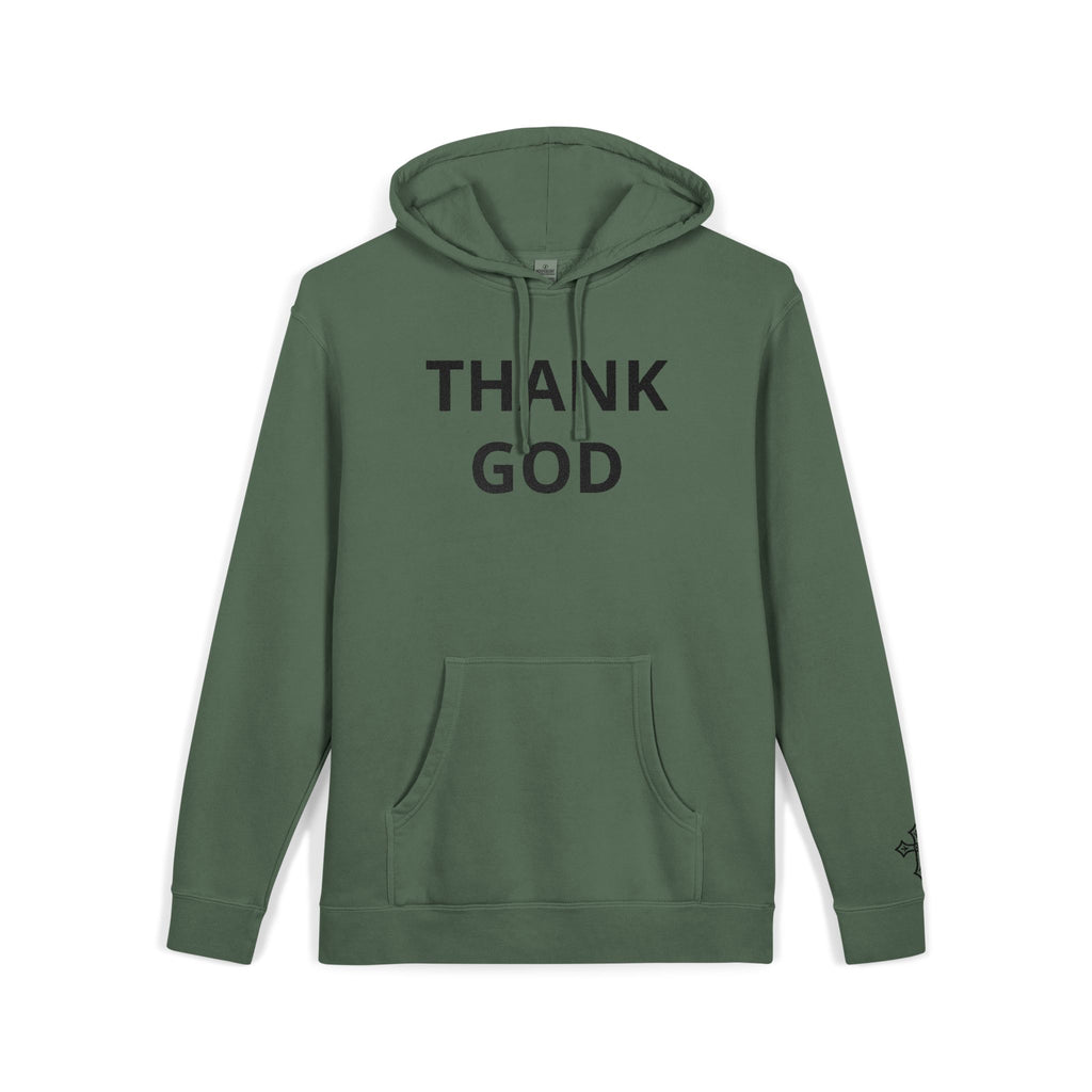 Thank God Pigment-Dyed Hoodie