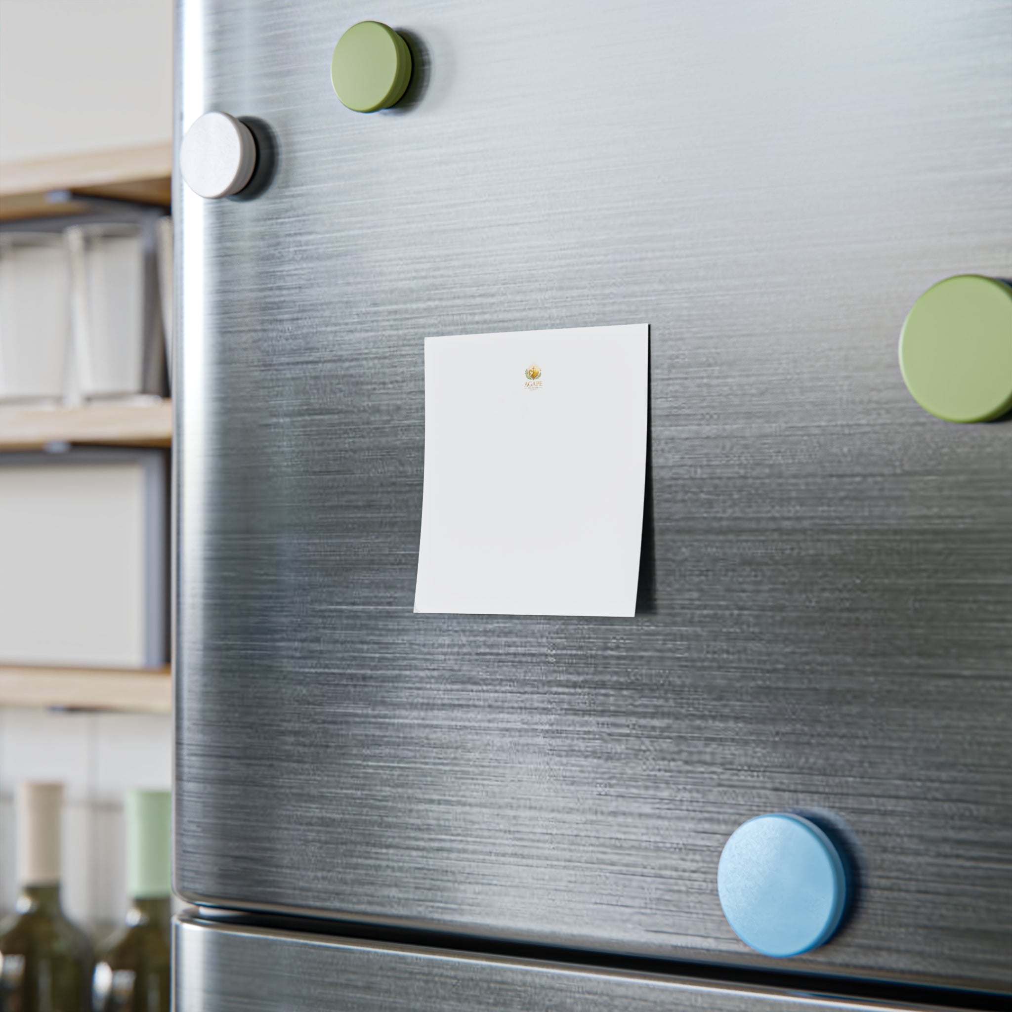 Minimal Agape Post-it Note Pad — Small Logo Sticky Notes for Office & Home