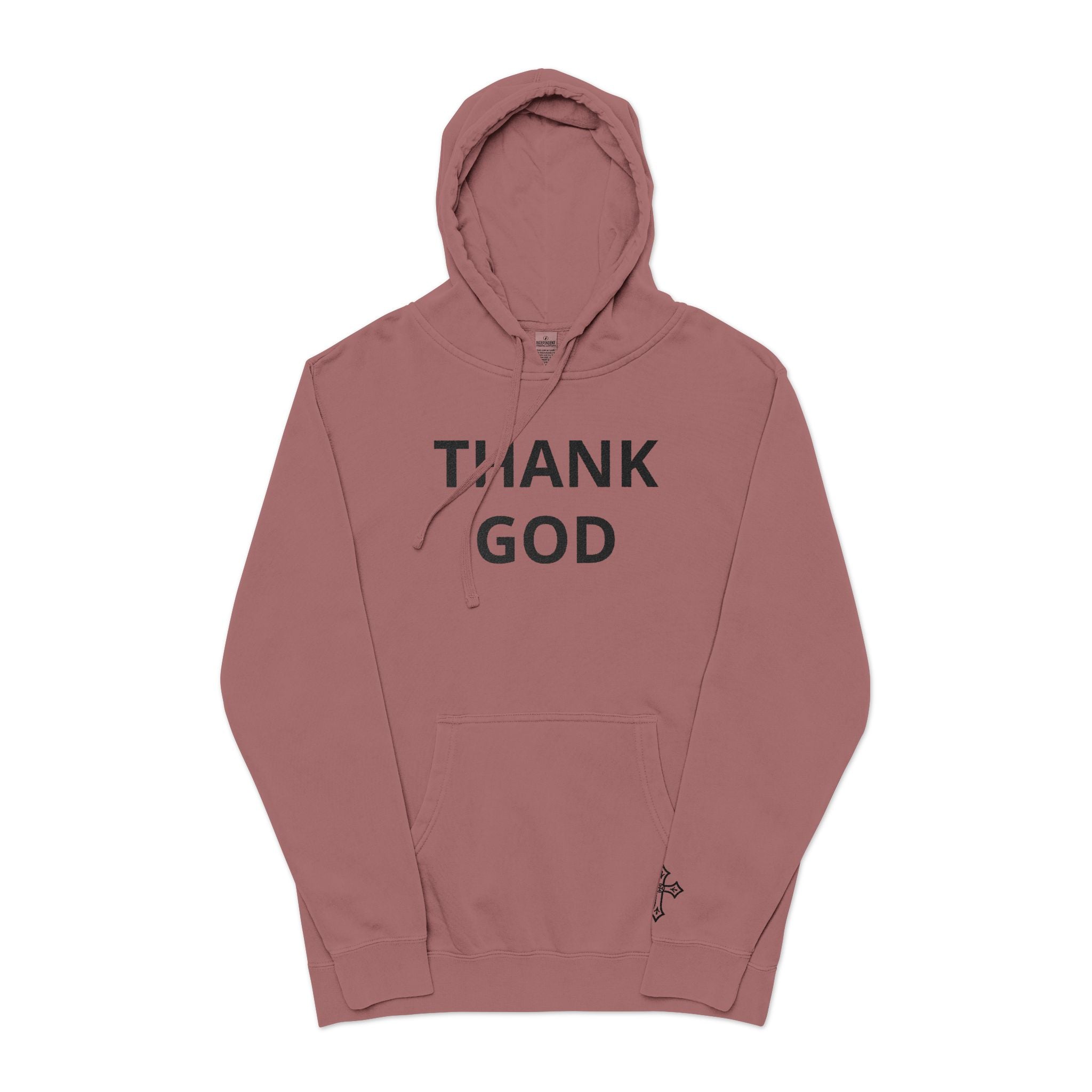 Thank God Pigment-Dyed Hoodie