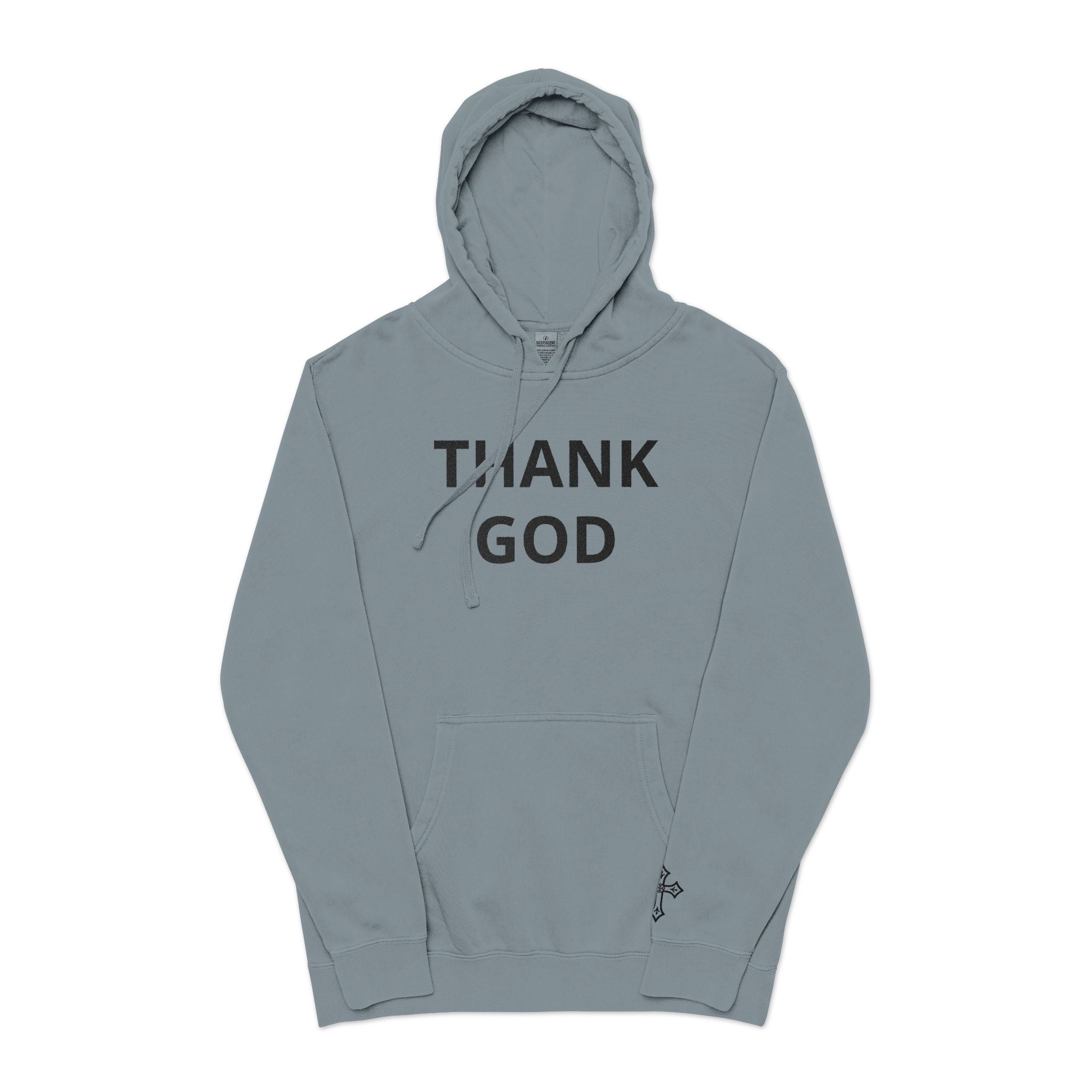 Thank God Pigment-Dyed Hoodie