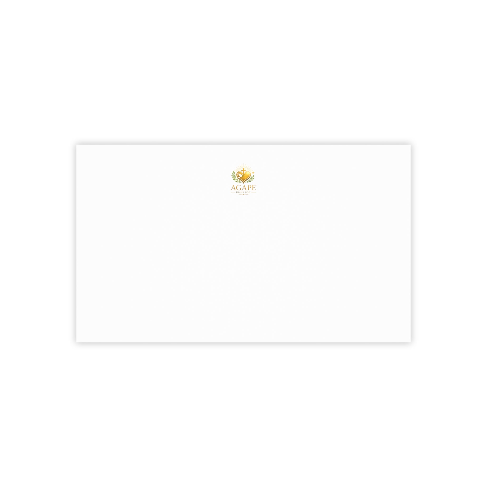 Minimal Agape Post-it Note Pad — Small Logo Sticky Notes for Office & Home