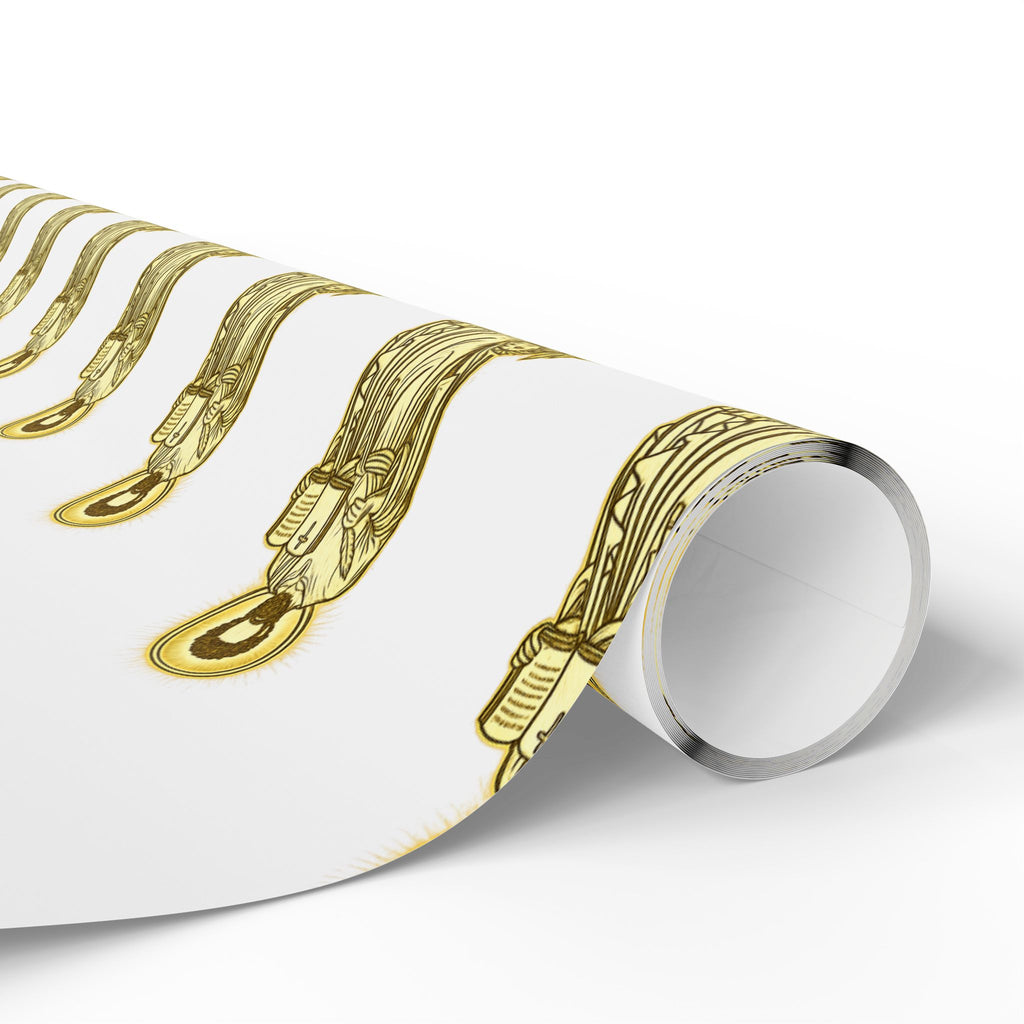 Gold Saint mark Wrapping Paper Roll —  Gift Wrap