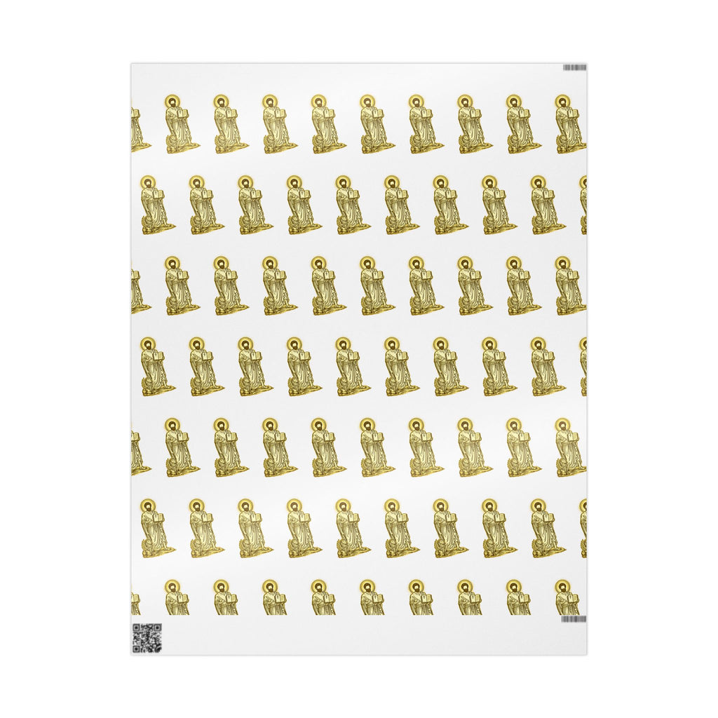 Gold Saint mark Wrapping Paper Roll —  Gift Wrap