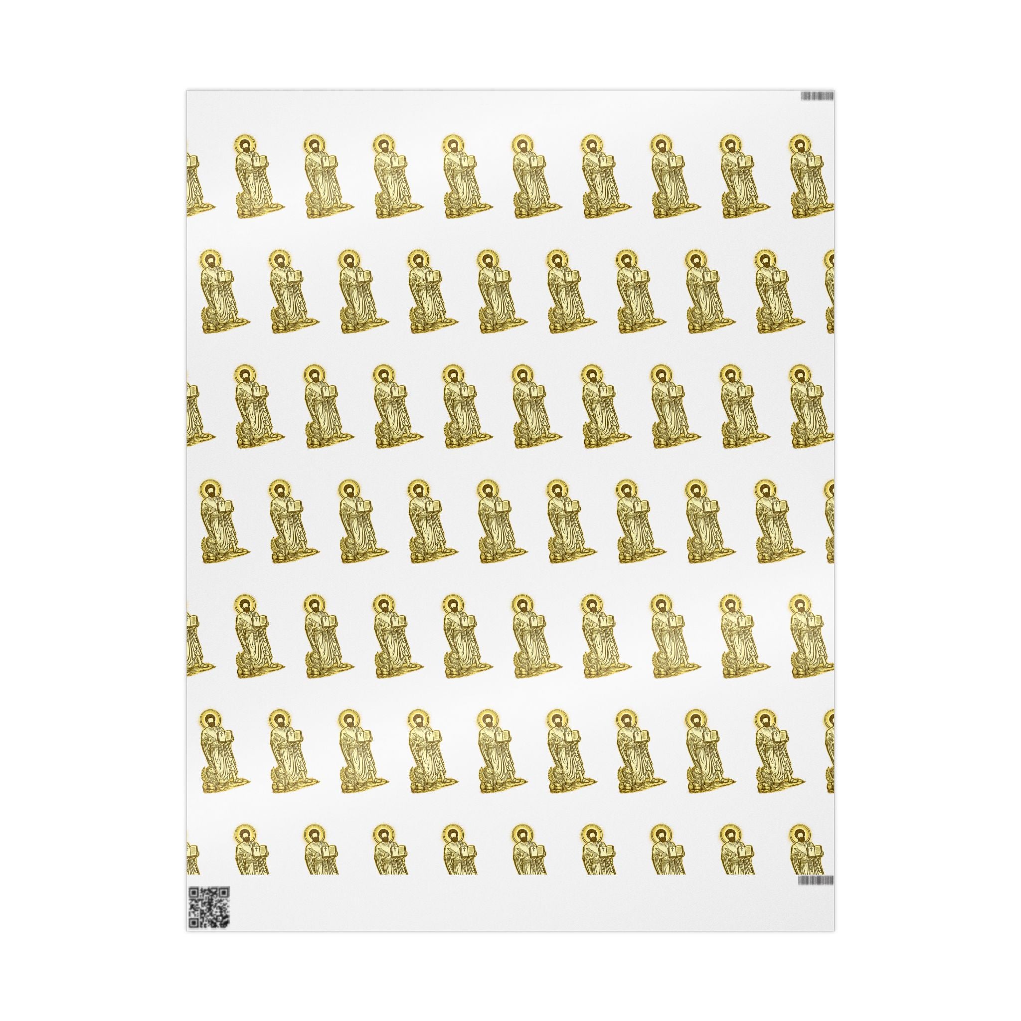 Gold Saint mark Wrapping Paper Roll —  Gift Wrap