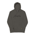 Pigment-Dyed Hoodie with Arabic Rabna awadak – Minimal Streetwear Pullover