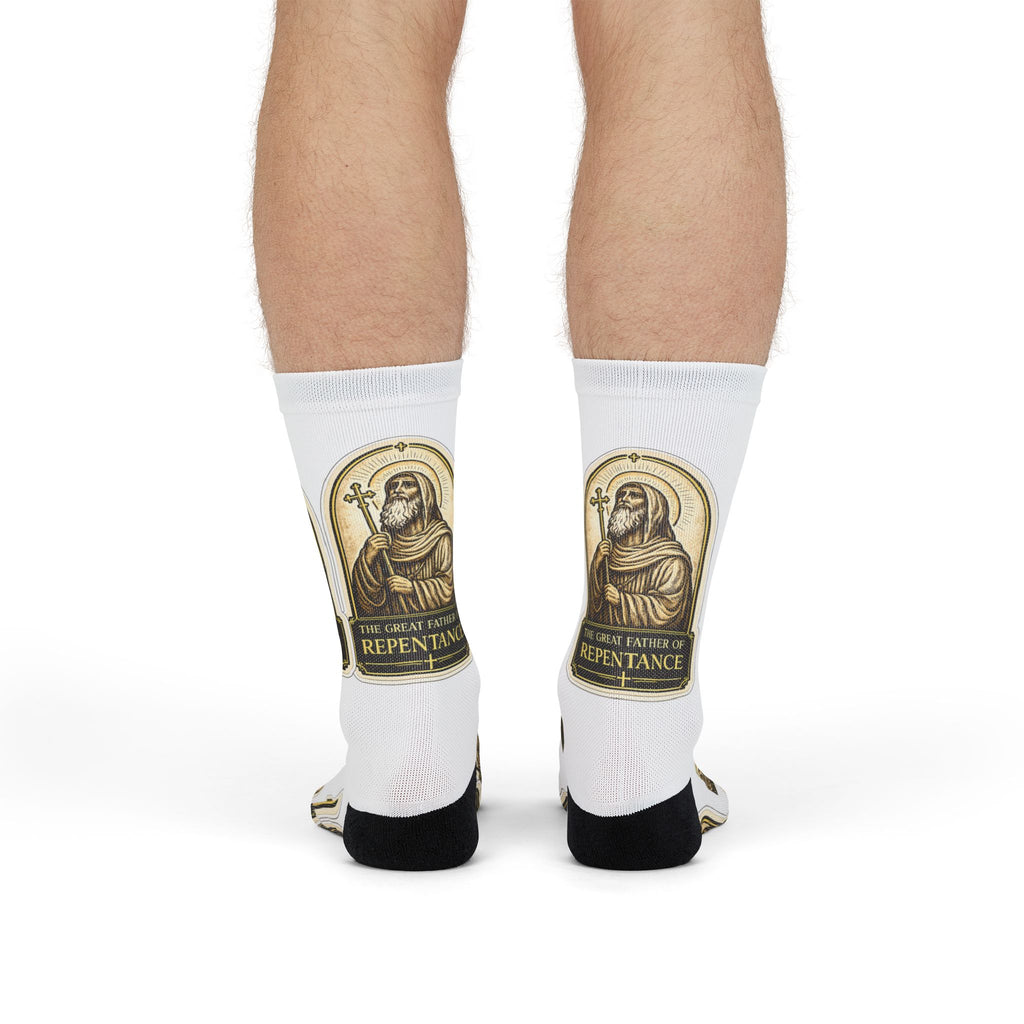 Custom Sticker  Crew Socks- Personalized
