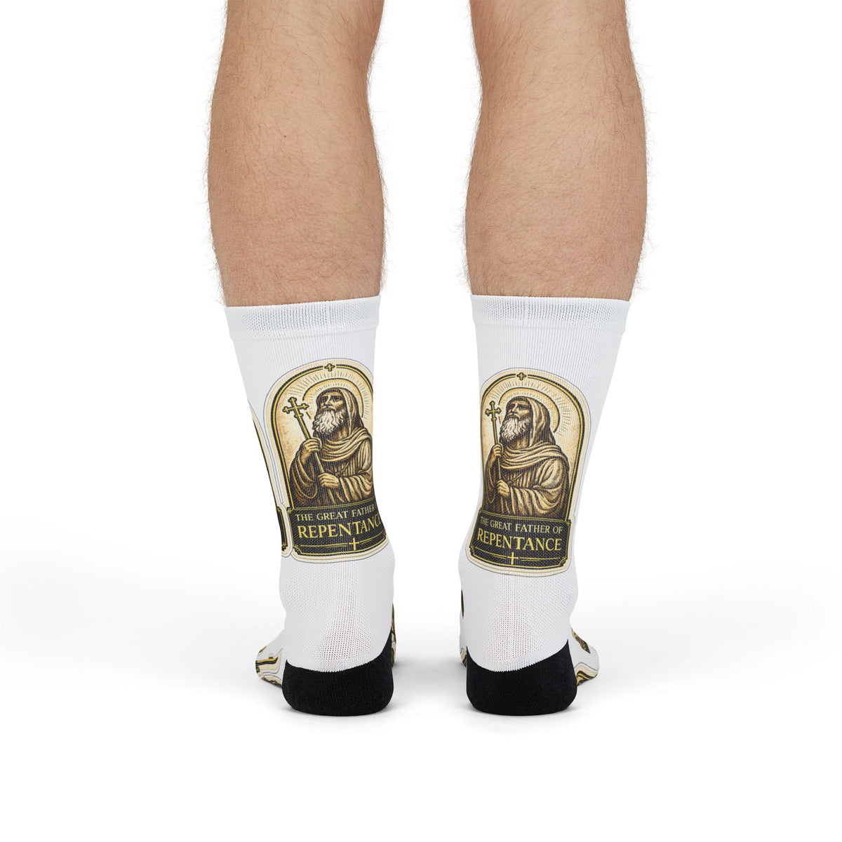 Custom Sticker  Crew Socks- Personalized