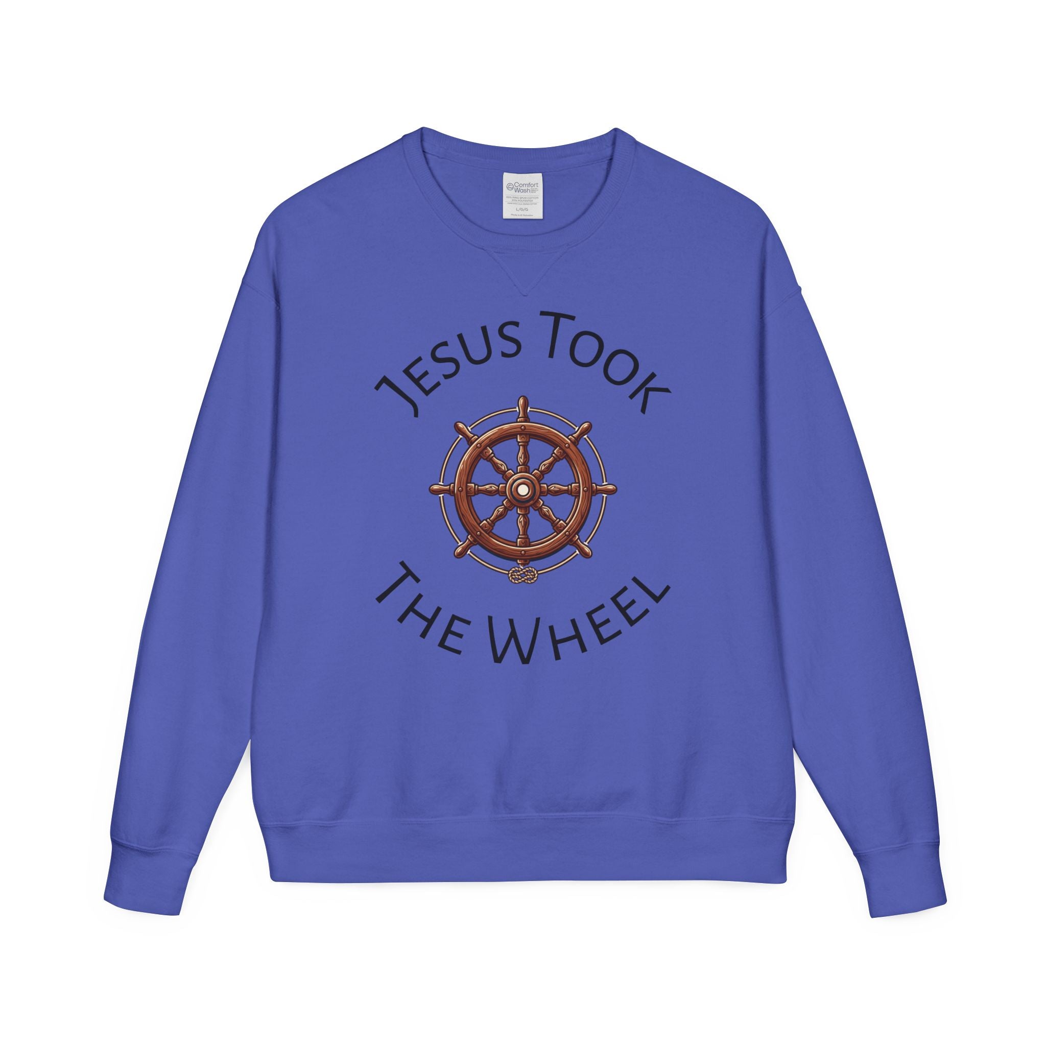 Jesus Took The Wheel Crewneck Sweatshirt