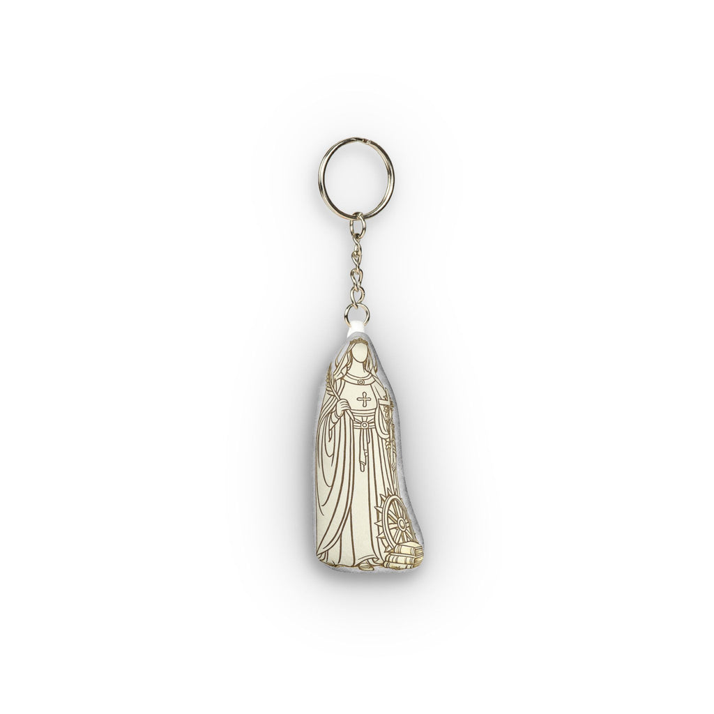 St. Catherine Mini Plush Keychain –