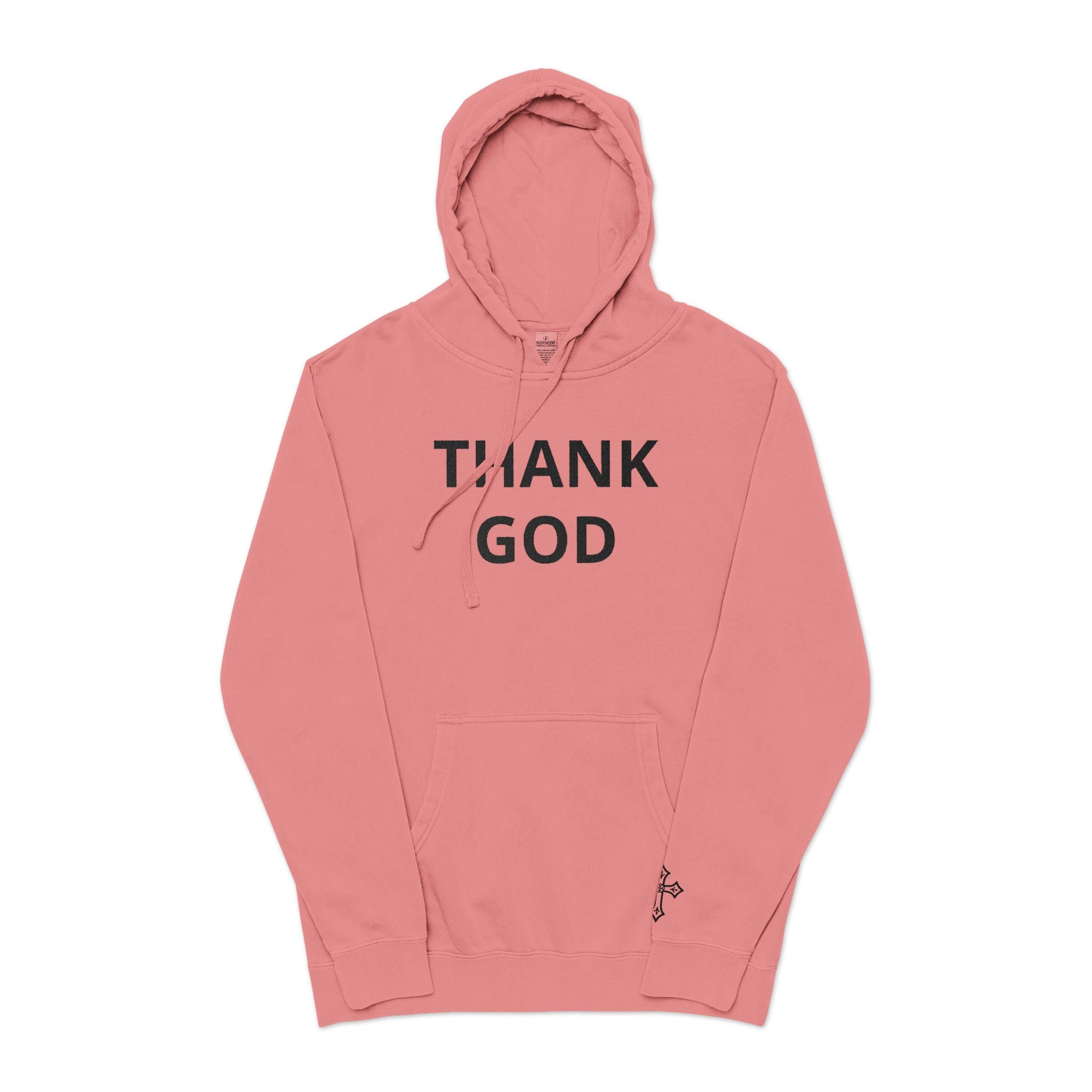 Thank God Pigment-Dyed Hoodie