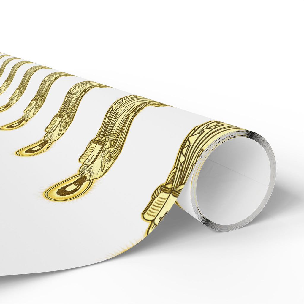 Gold Saint mark Wrapping Paper Roll —  Gift Wrap