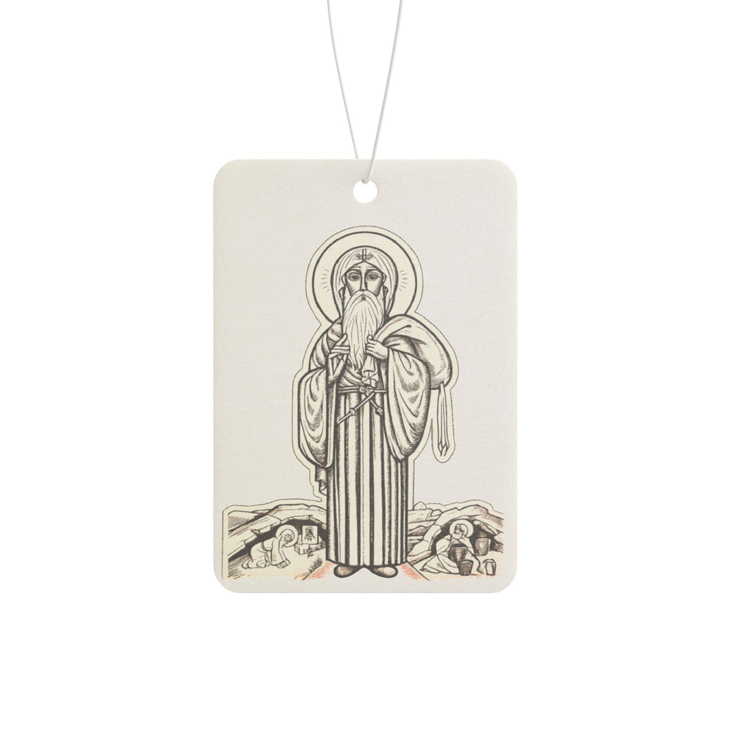Saint Moses Car Air Freshener — Orthodox Religious Hanging Scent