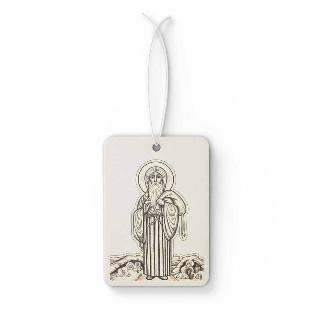 Saint Moses Car Air Freshener — Orthodox Religious Hanging Scent