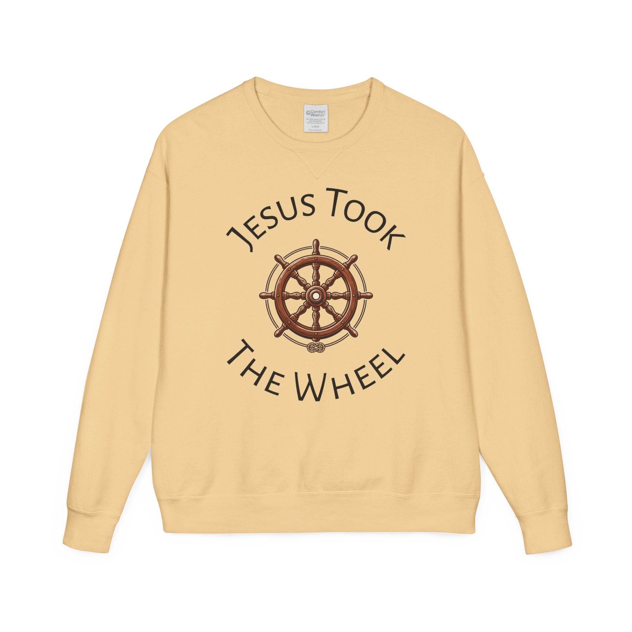 Jesus Took The Wheel Crewneck Sweatshirt