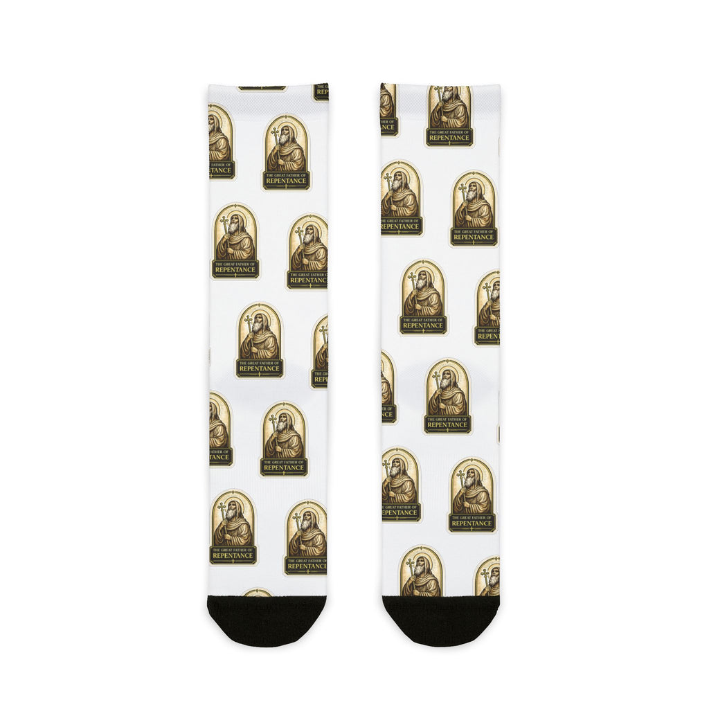 Custom Sticker  Crew Socks- Personalized