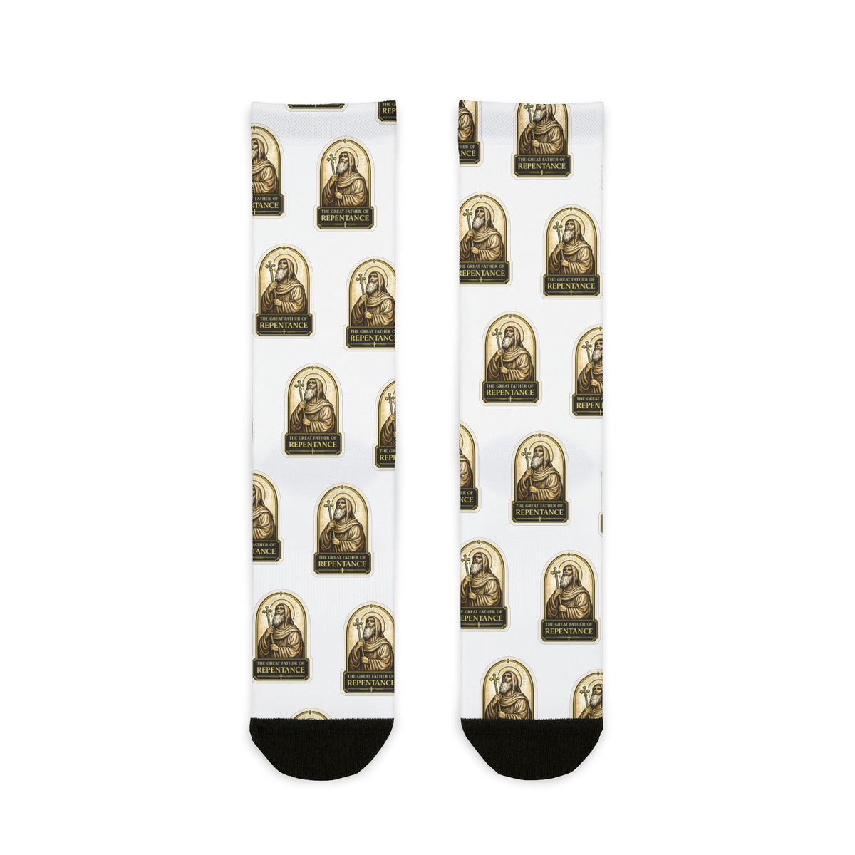 Custom Sticker  Crew Socks- Personalized