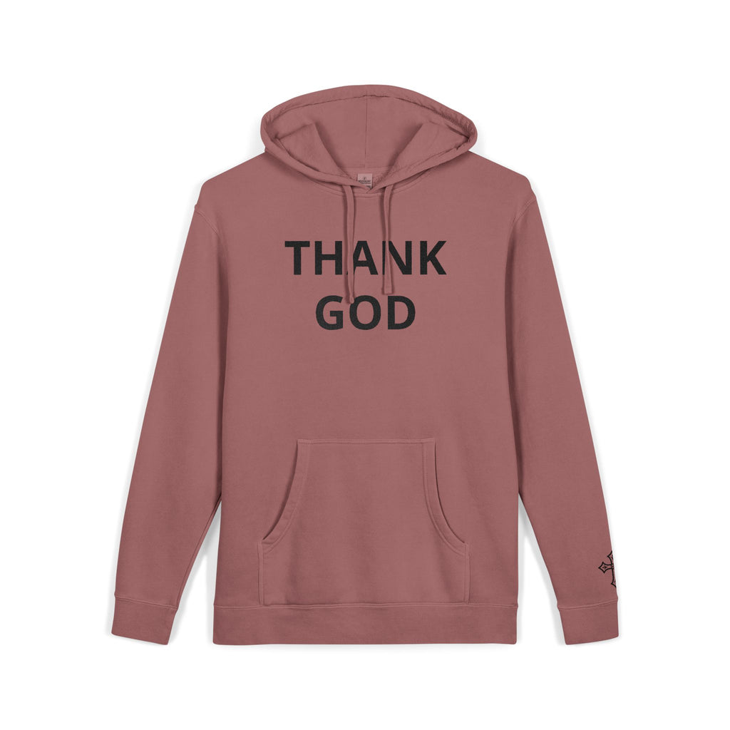 Thank God Pigment-Dyed Hoodie