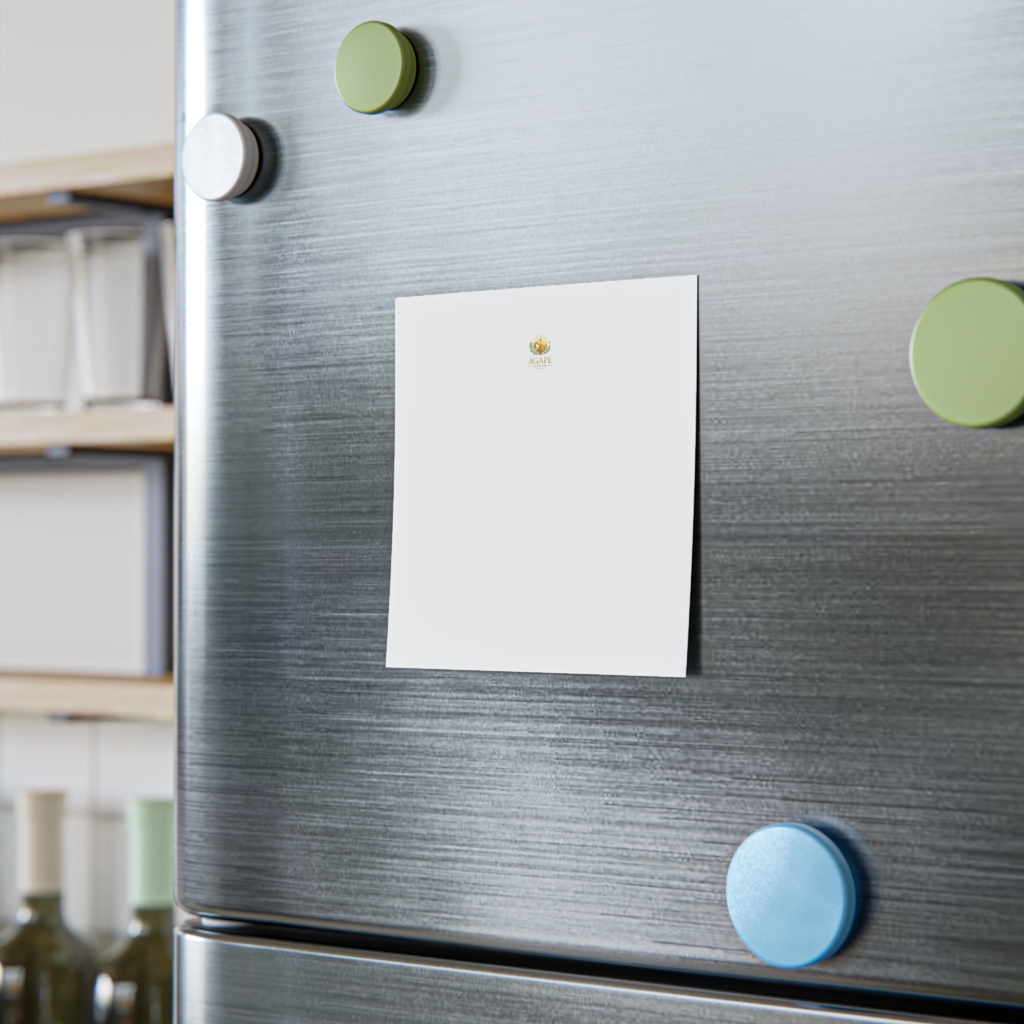 Minimal Agape Post-it Note Pad — Small Logo Sticky Notes for Office & Home