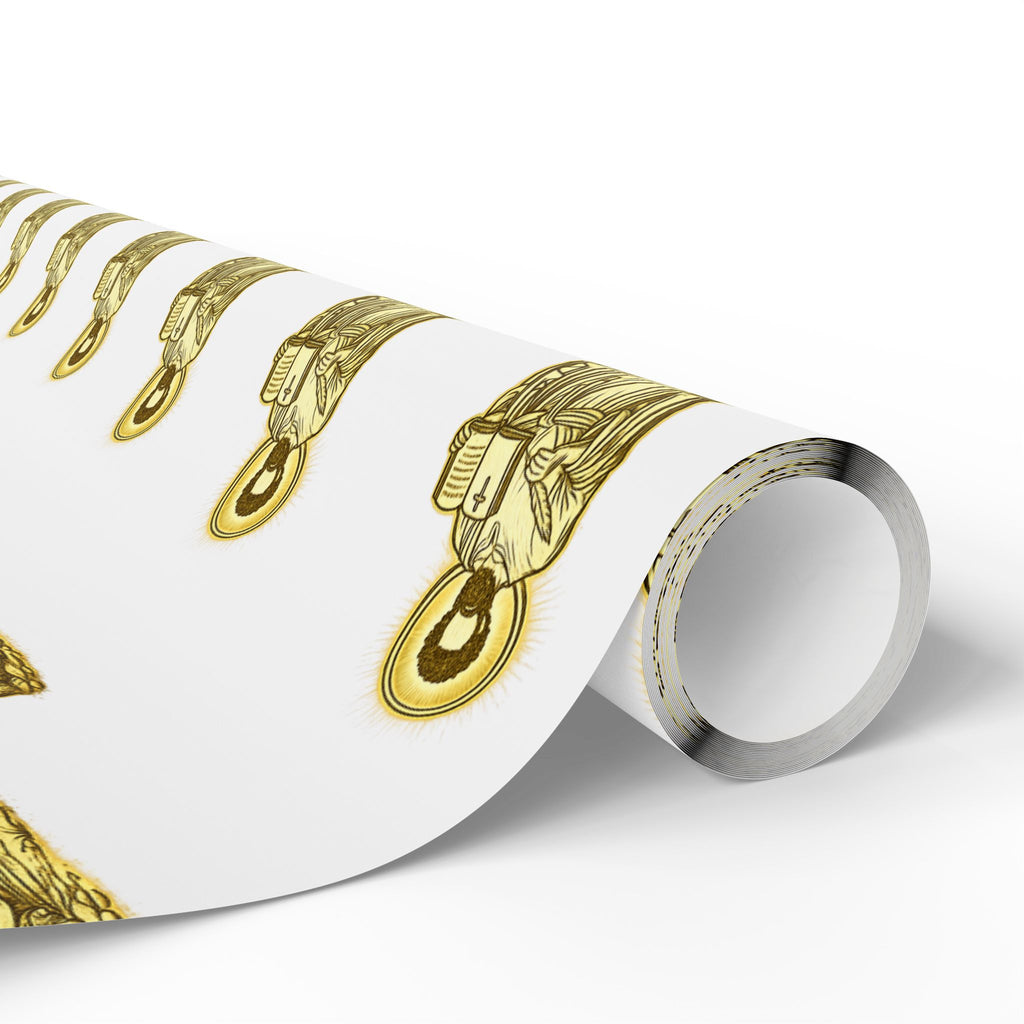 Gold Saint mark Wrapping Paper Roll —  Gift Wrap