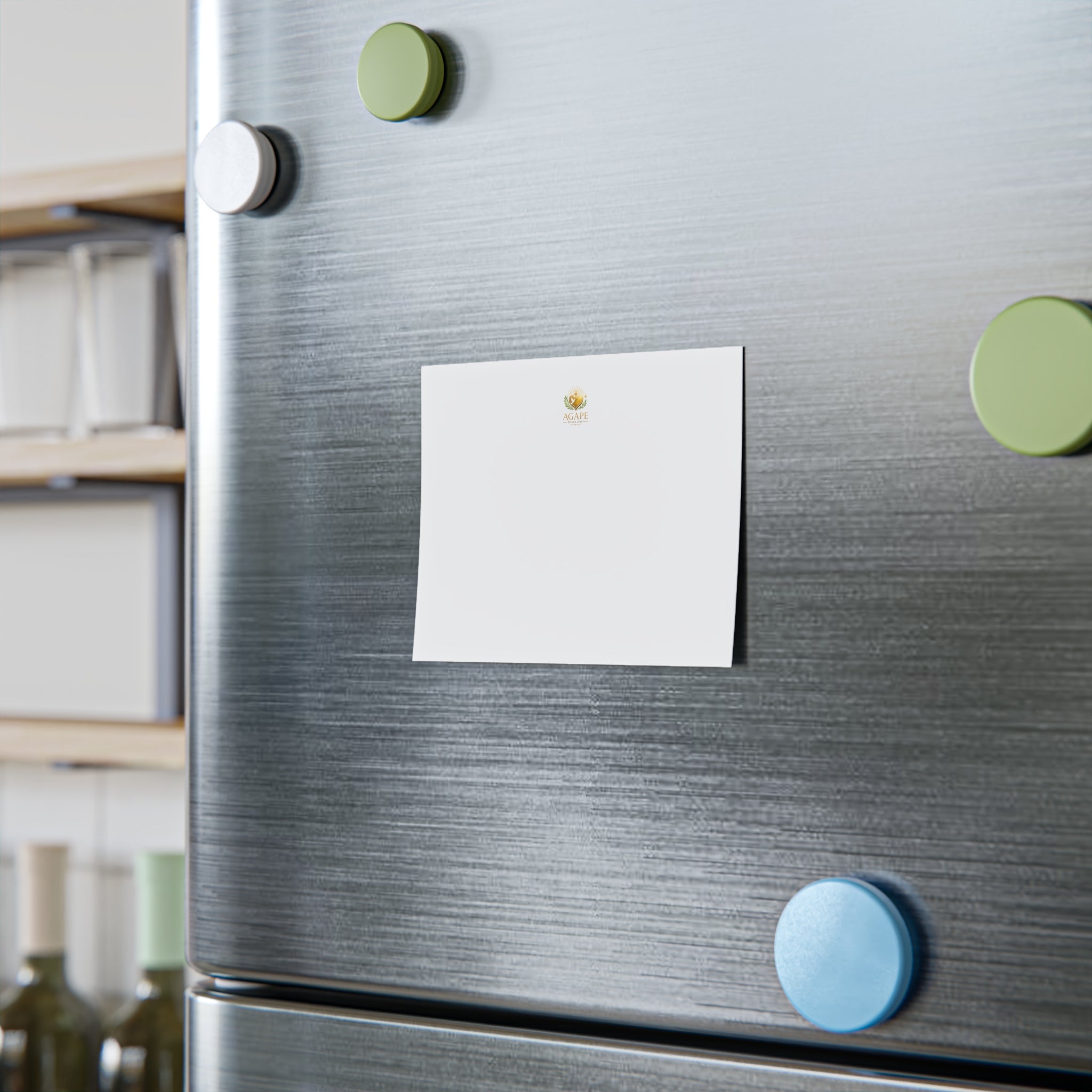 Minimal Agape Post-it Note Pad — Small Logo Sticky Notes for Office & Home