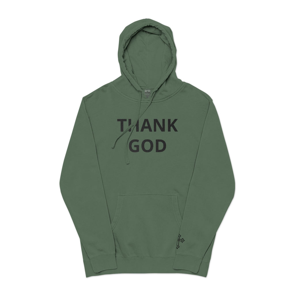 Thank God Pigment-Dyed Hoodie