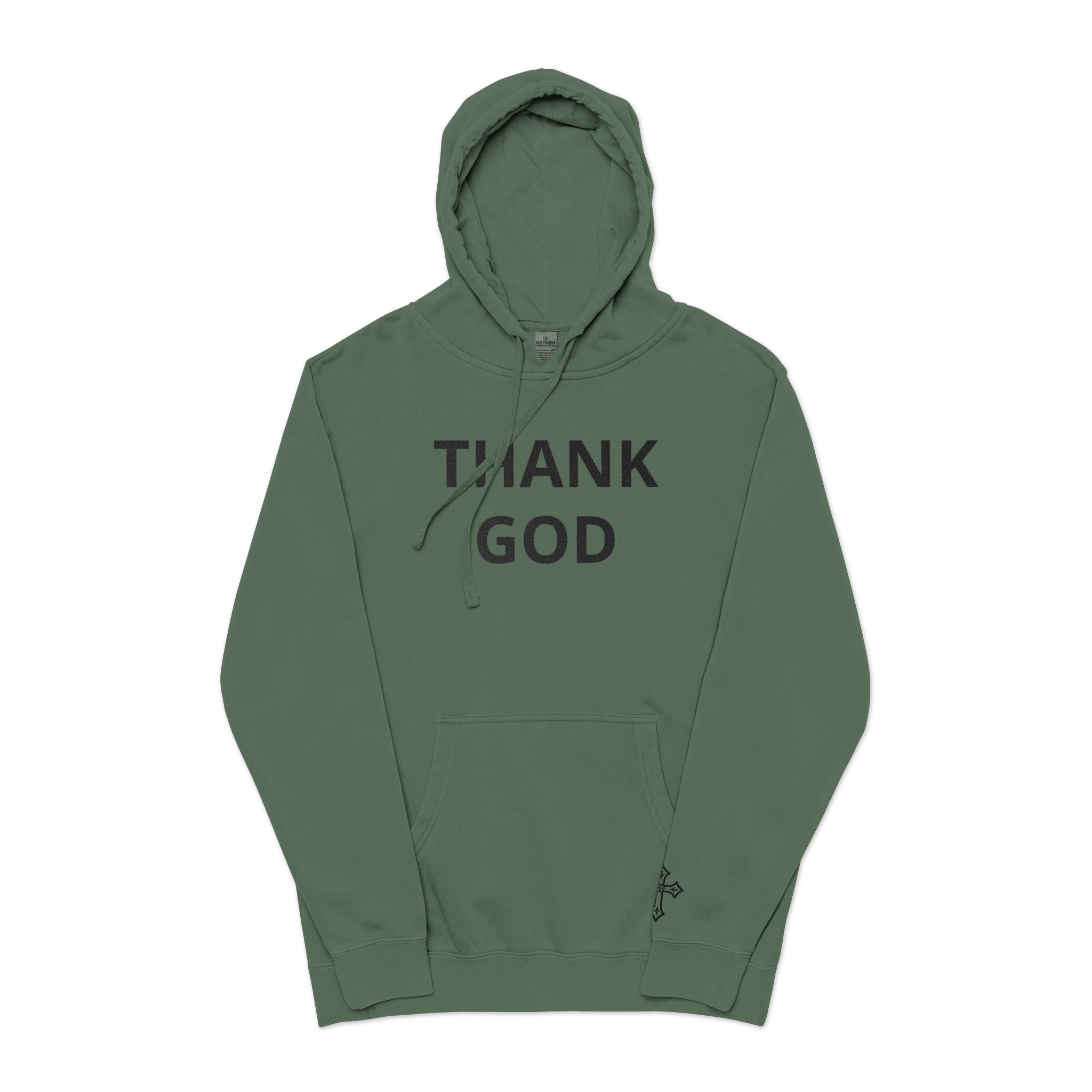 Thank God Pigment-Dyed Hoodie